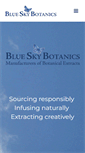 Mobile Screenshot of blueskybotanics.com